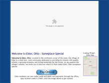 Tablet Screenshot of edon-ohio.com